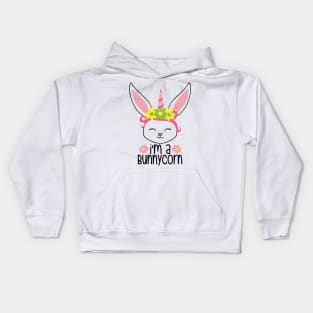 I`m a bunnycorn Kids Hoodie